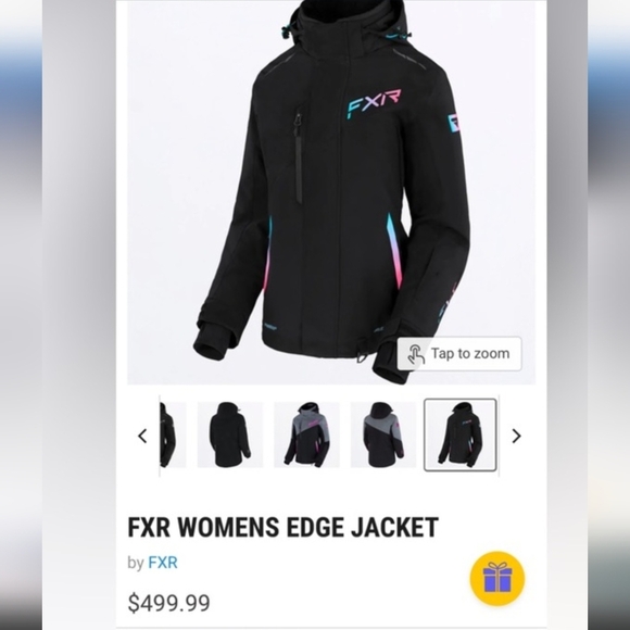 FXR Women's Vertical Pro Insulated Softshell Jacket, gray & black women'… - Picture 14 of 15